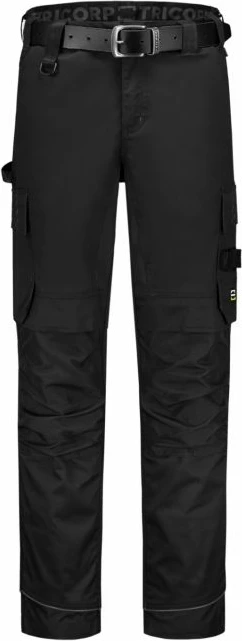 Delovne hlače Malfini Twill Cordura Stretch, črne - za moške in ženske