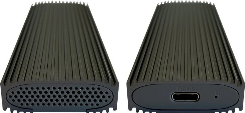 Zunanja ohišje za SSD M.2 LC-Power LC-M2-C-NVME-3, USB Type-C, črno