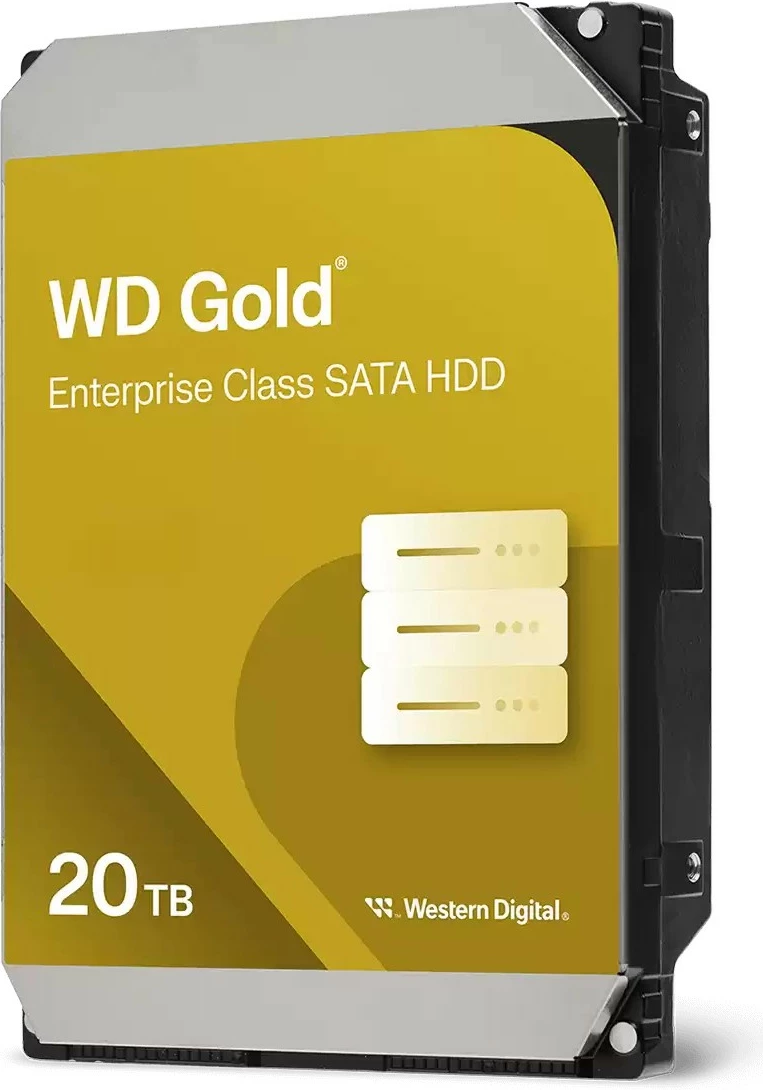 Trdi disk Western Digital Gold 20TB, SATA 6Gb/s, 3,5"
