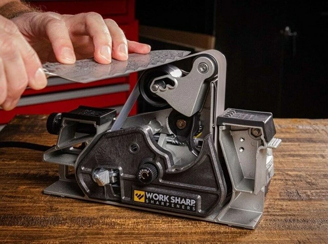 Električen mlinček za nože WORK SHARP MK.2 Elite, 09DX077, 230 V, rumen