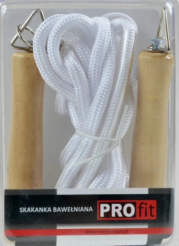 Litar za preskakovanje iz bombaža PROFIT JUMP DK 1013, Yakimasport