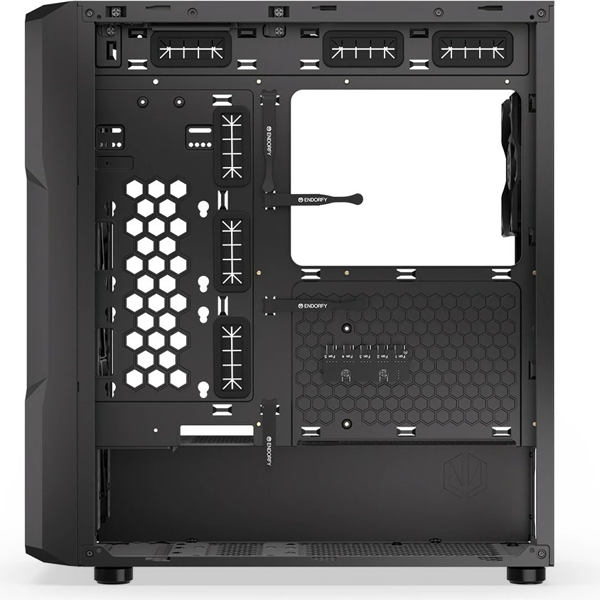Računalniško ohišje Regnum 400 Air, Endorfy, Midi Tower, kaljeno steklo, črno