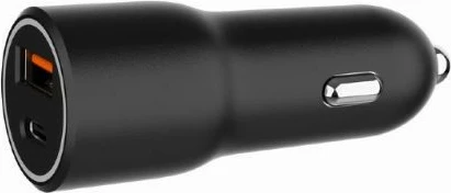 Avtomobilski polnilec Gembird TA-UC-AC2PDQC38-CAR-01, 38 W, USB-A/USB-C, črn