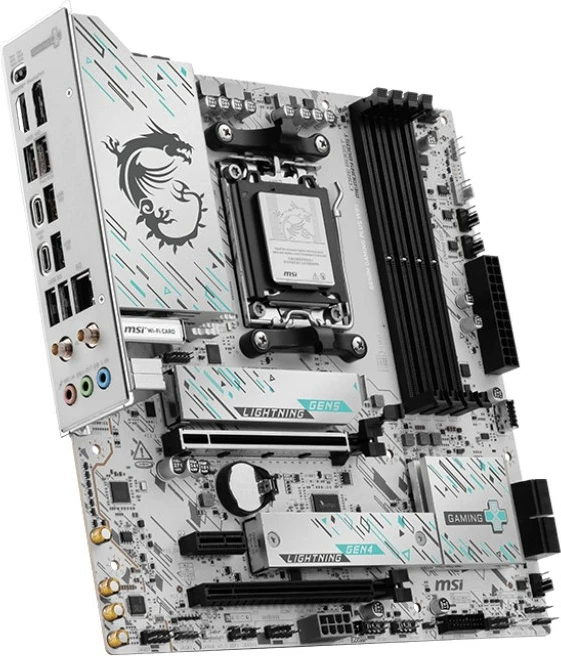 Matična plošča MSI B850M GAMING PLUS WIFI, Socket AM5, micro ATX, črna