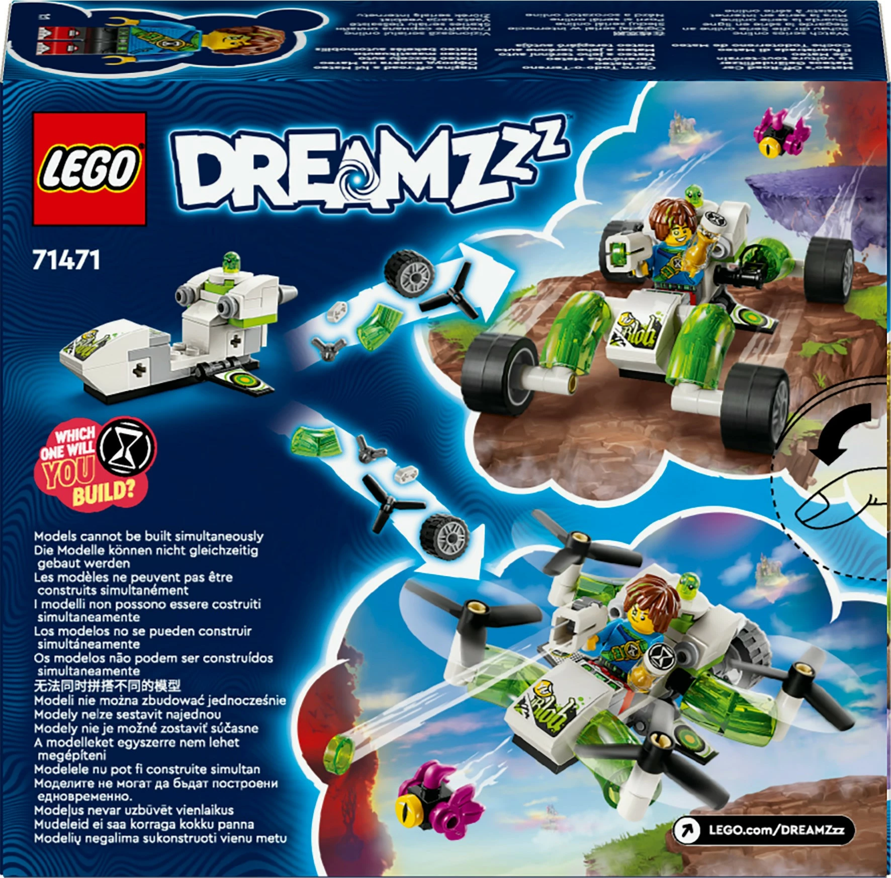 Set gradnje LEGO DreamZzz Mateos Off-Road Car 71471, 94 delov, večbarven