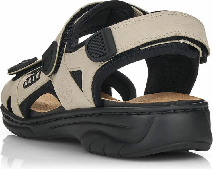 Sandali, udobni ženski sandali Rieker, bež