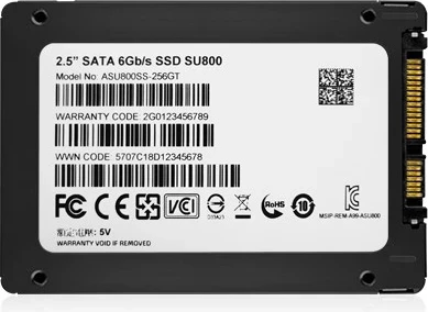 SSD 256 GB, 2,5", Adata Ultimate SU800