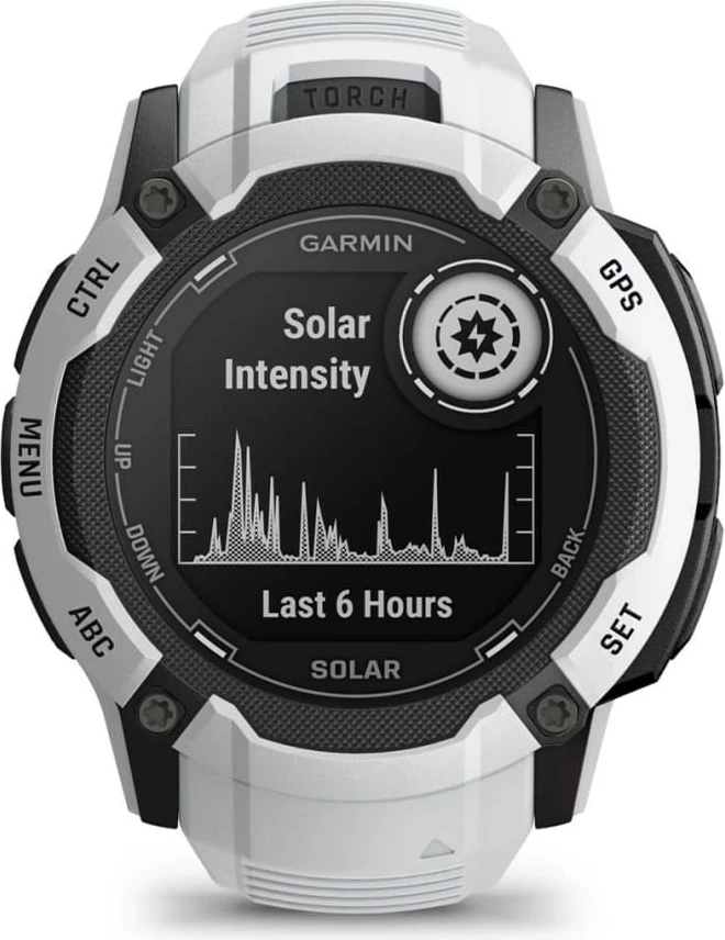 Pametna športna ura Instinct 2X Solar, Garmin, 50 mm, GPS, bela