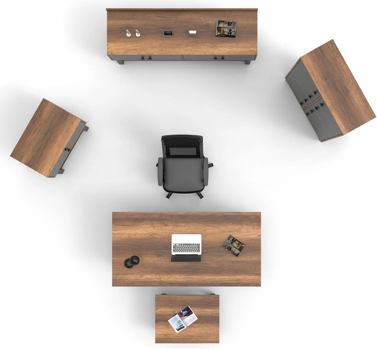 Set pisarniškega pohištva Skye Decor, Mn11-Ba