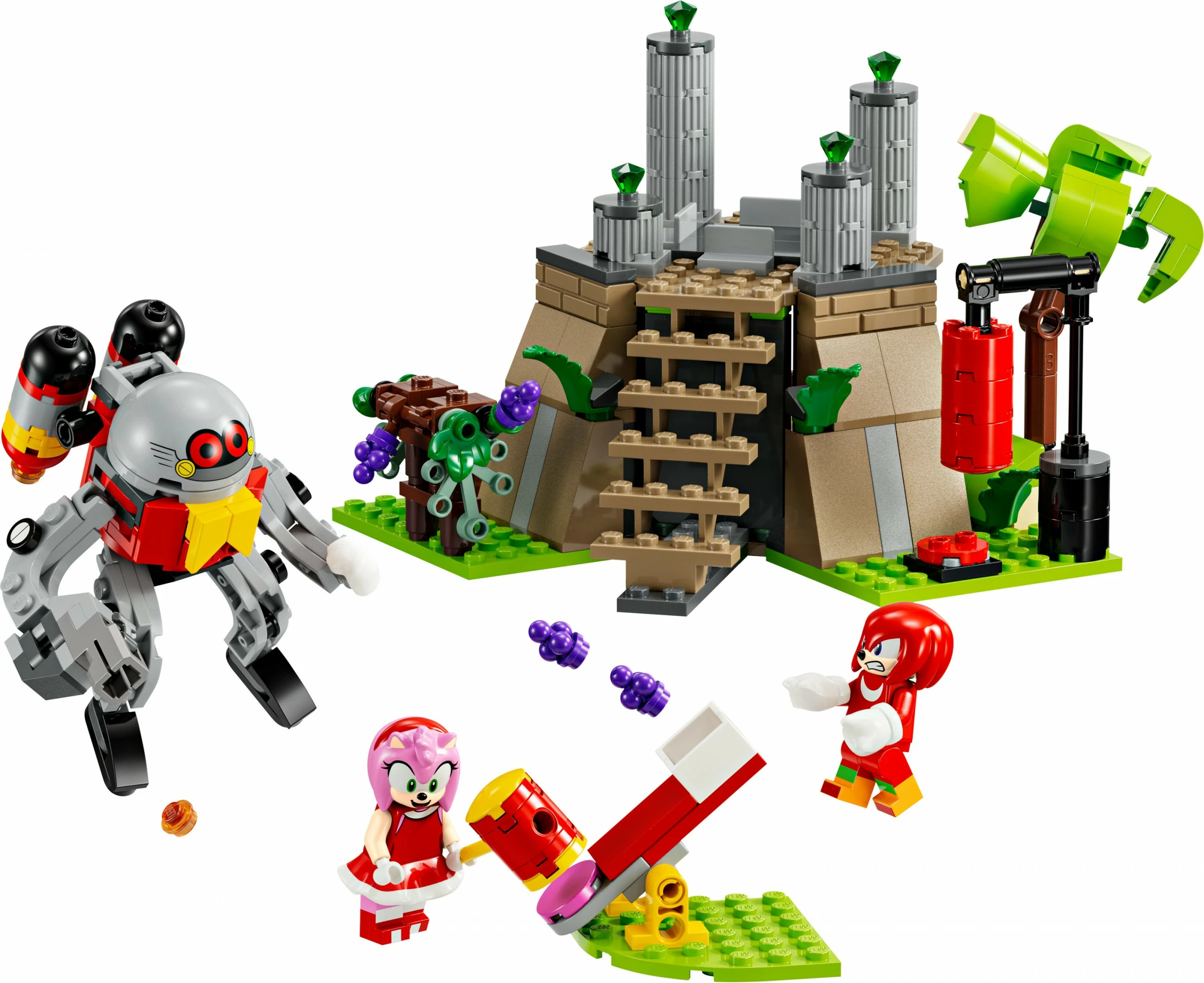 Set za gradnjo Knuckles in Master Emerald, LEGO Sonic the Hedgehog 76998, 325 delov, večbarven