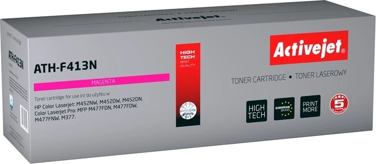 Zamenjalni toner Activejet ATH-F413N za tiskalnike HP, 2300 strani, roza