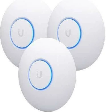 Set dostopnih točk Ubiquiti UAP-nanoHD-3, 4x4 MU-MIMO, 3 kosa, bel
