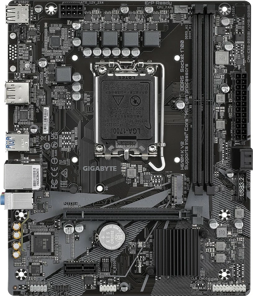 Matična plošča Gigabyte GA-H610M K V2, Socket 1700, micro ATX