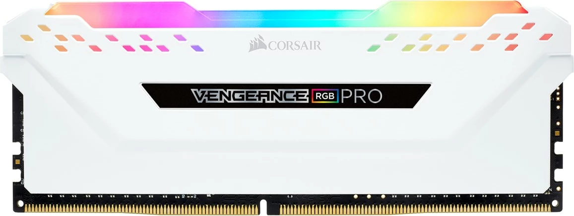 32GB (2x16GB) DDR4 3200MHz pomnilnik Corsair Vengeance RGB PRO, bel