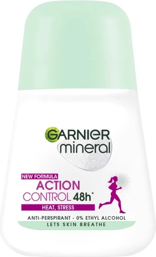 Antiperspirant Roll-On, Garnier Mineral Action Control 50 ml, za ženske