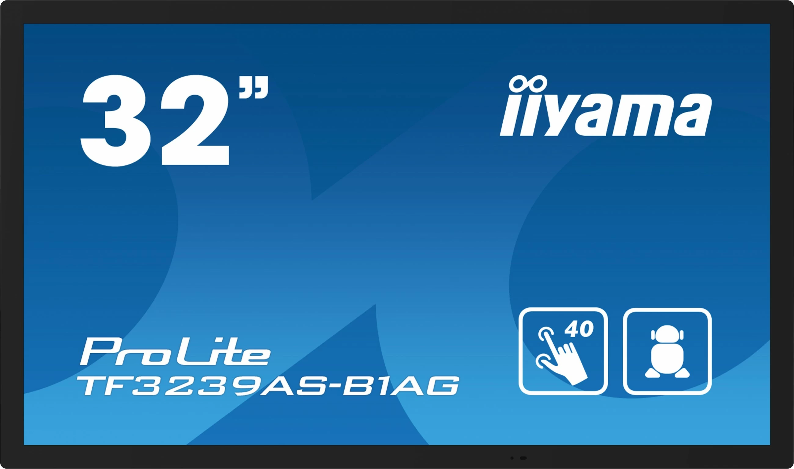 Interaktivni zaslon 31,5" iiyama TF3239AS-B1AG, LED, 1920 x 1080, 24/7