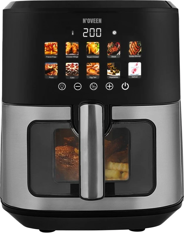 Zračno cvrtnik N'OVEEN AF770 X-LINE, črno, srebrno