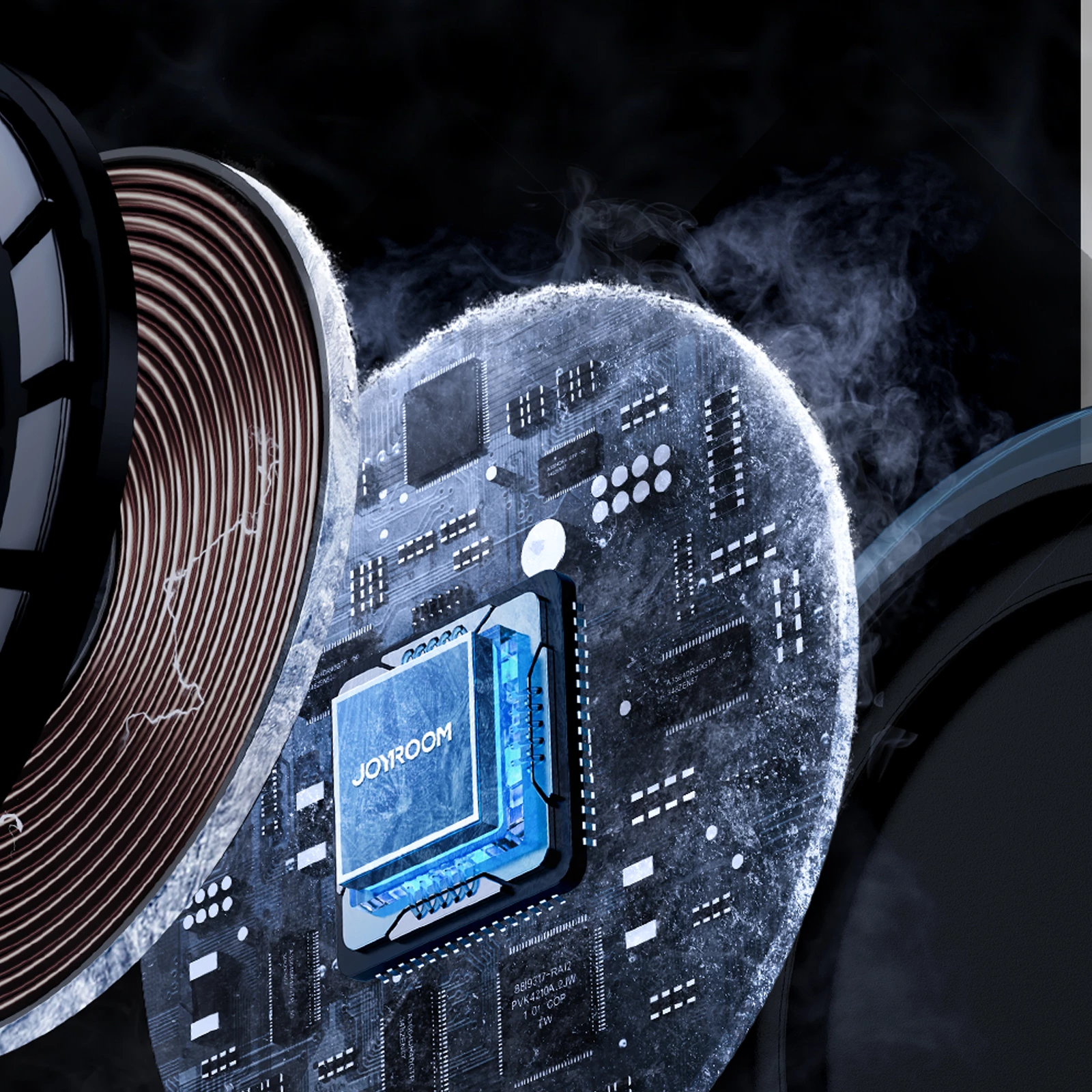 Avtomobilski nosilec z brezžičnim polnjenjem 15W (MagSafe), Joyroom JR-ZS291, za zračni rešetko, 360° vrtenje, s kablom USB-A na USB-C, srebrn