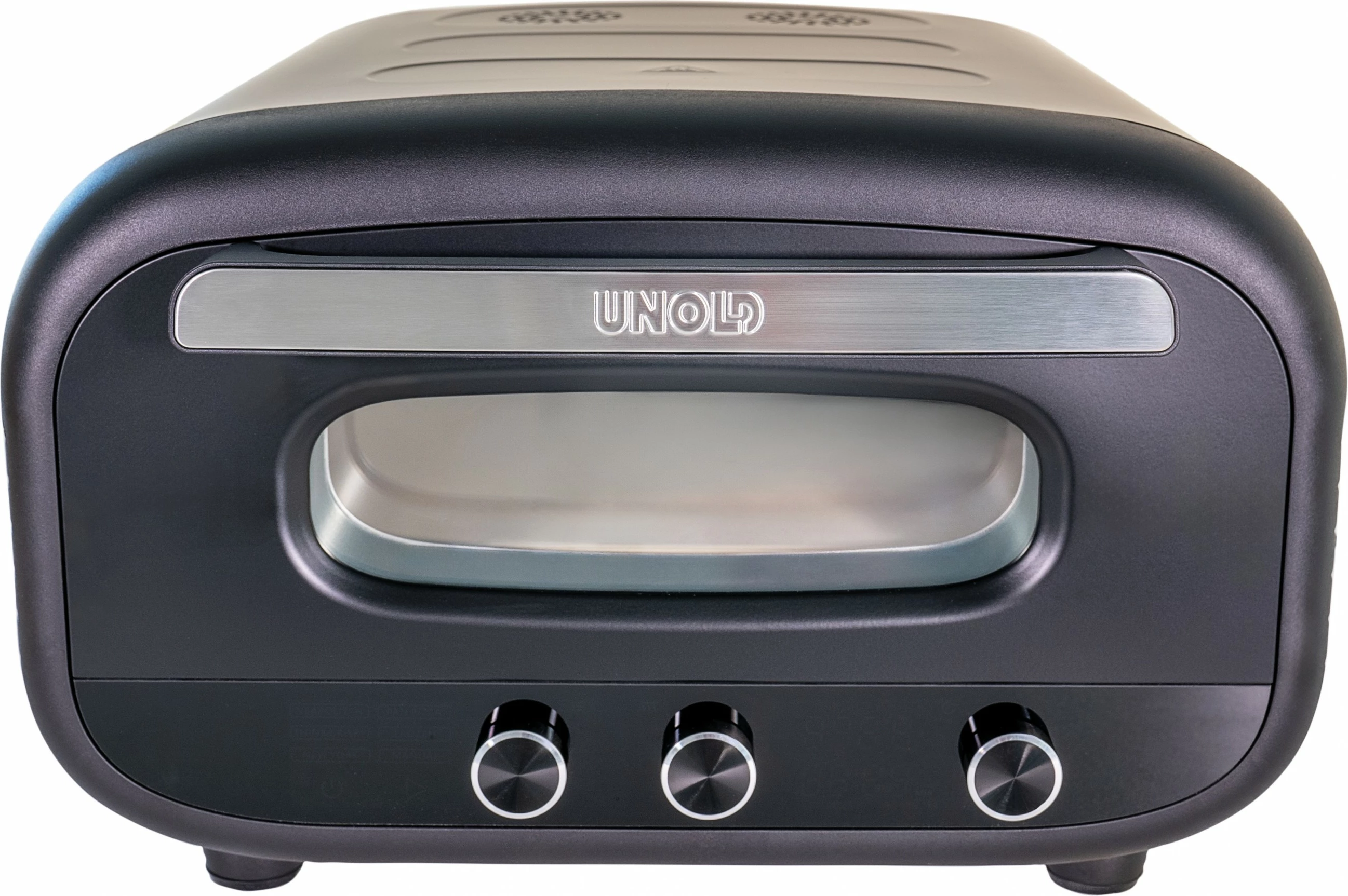 Pizza pečica, Unold 68805, 1 pica, 30 cm, digitalna, 450 °C, črna