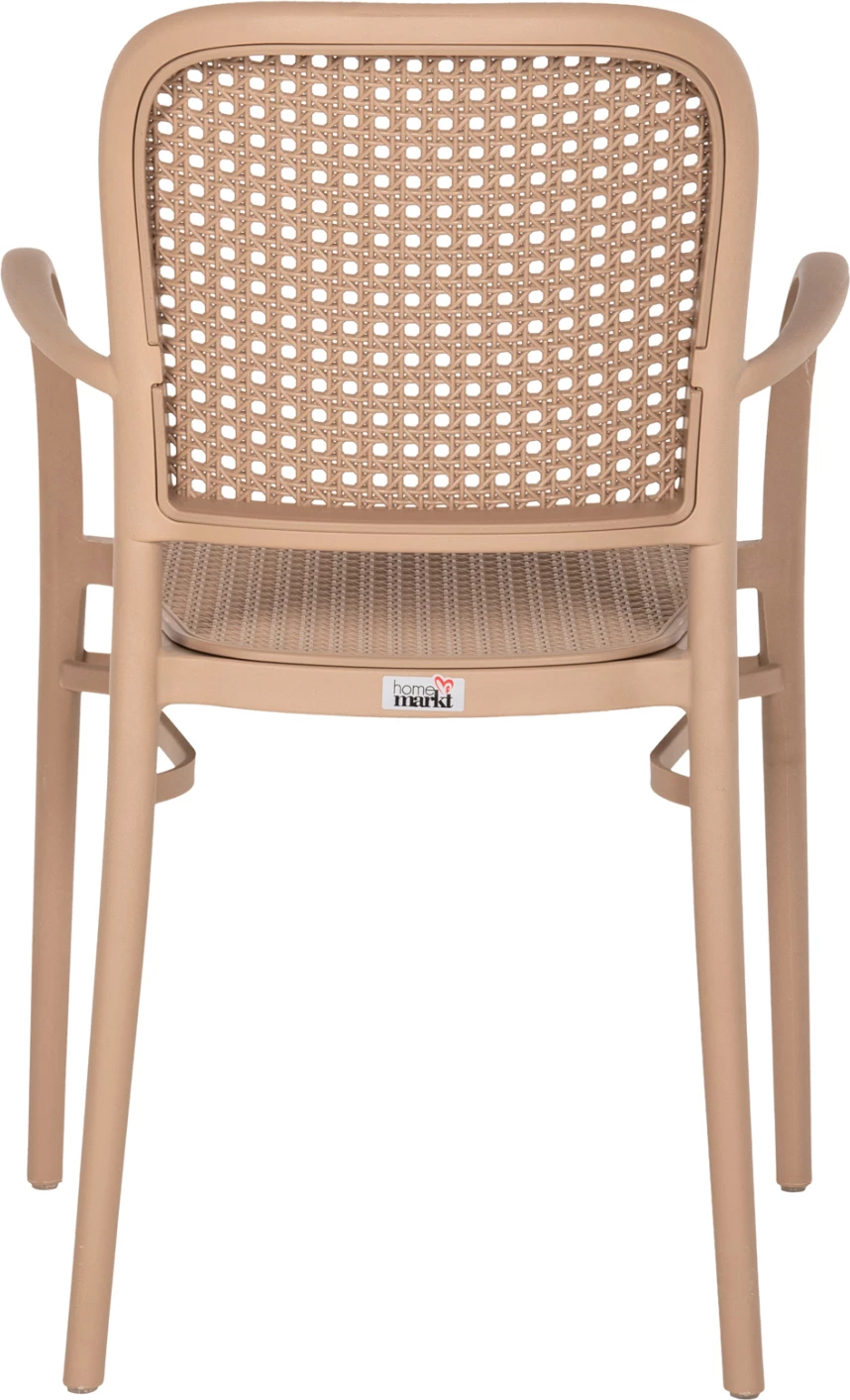 Stol iz polipropilena FLOW FH5938.03 kapučino 55x53x86Hcm