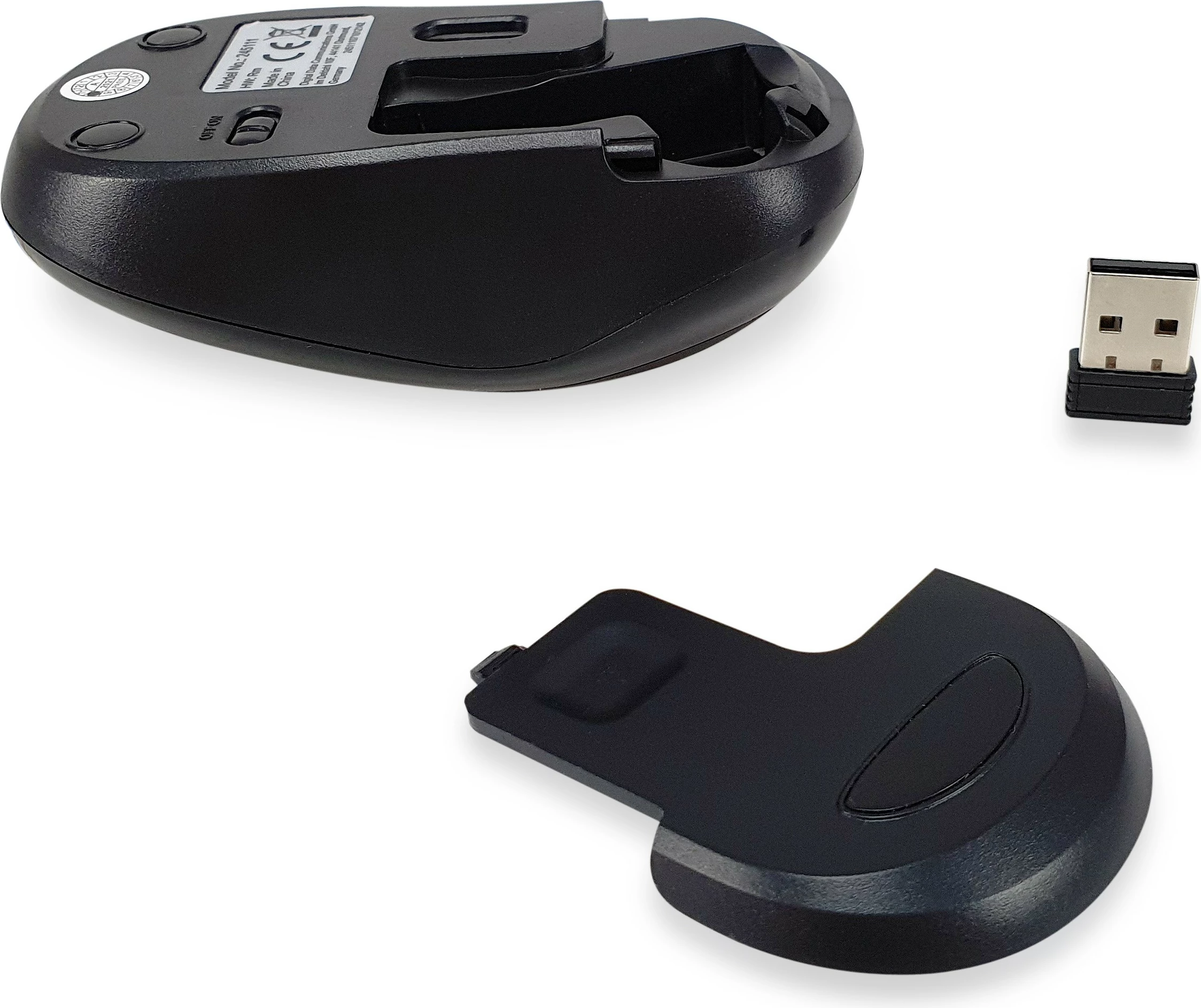 Brezžični optični miš Equip Comfort, RF, rdeča