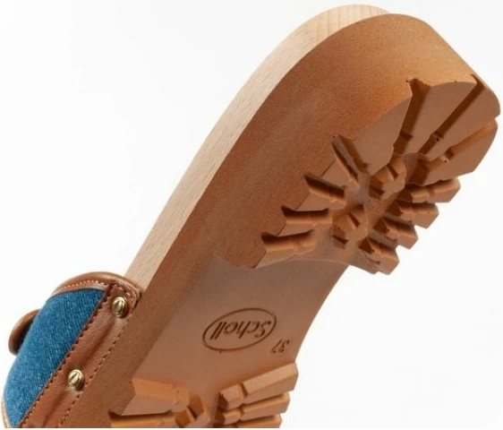 Kopalniške/ženske čevlje Scholl, rjavo in modro