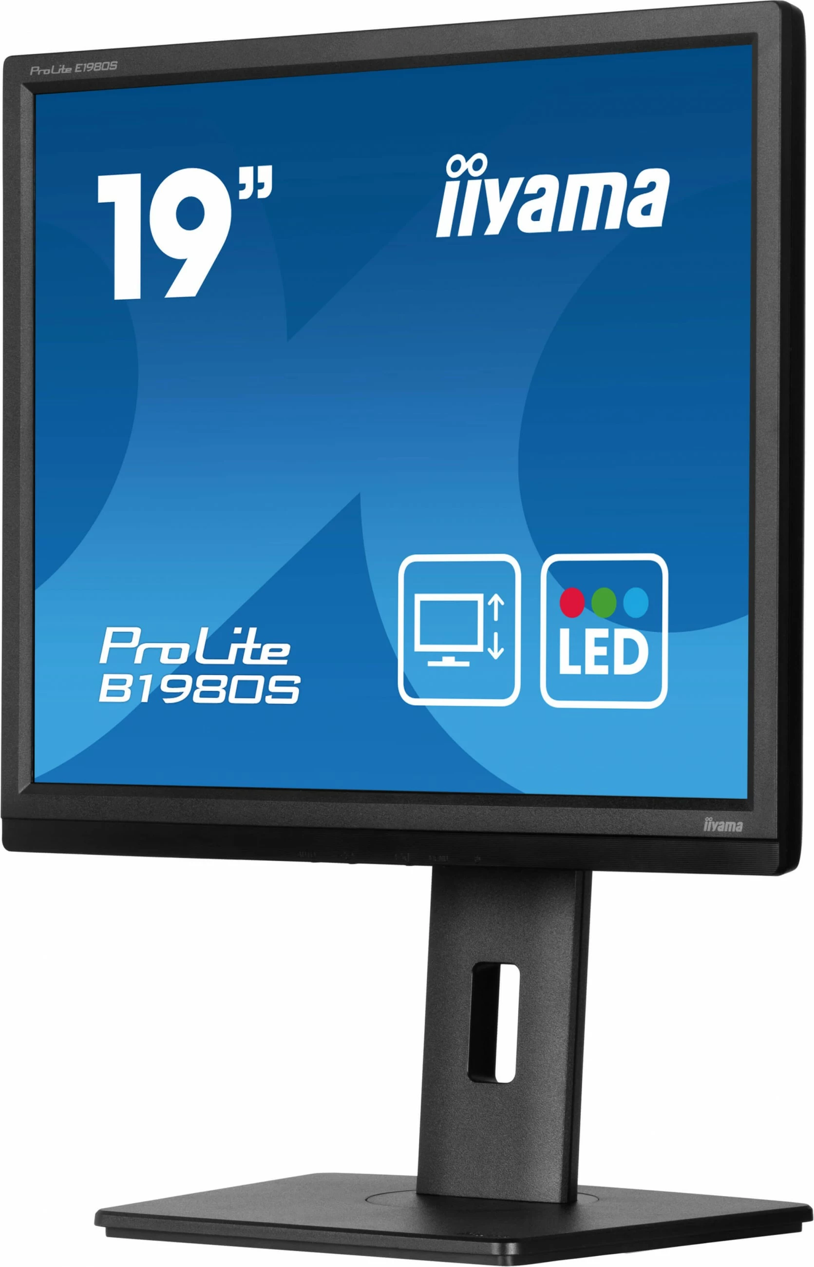 19-palčni LED monitor iiyama ProLite B1980S-B1, 1280x1024, HDMI in DP, črn