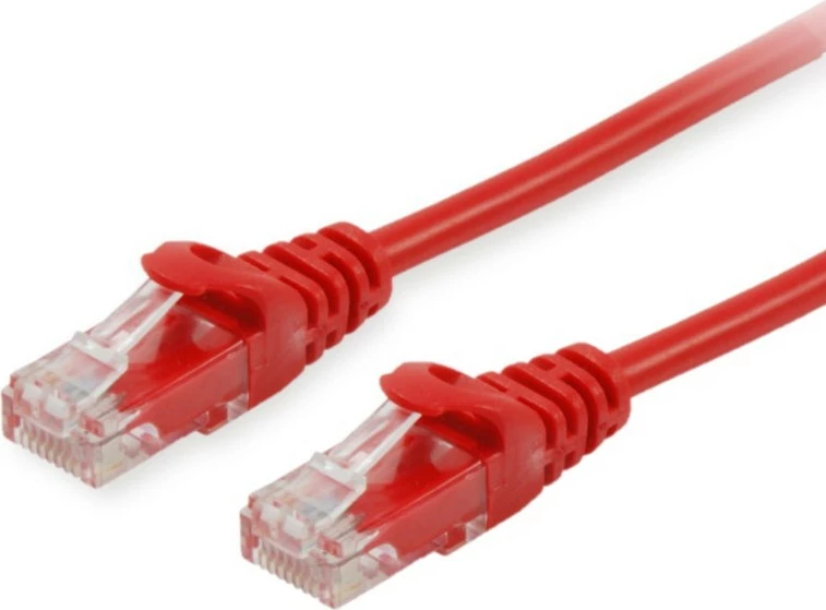 Mrežni kabel Cat6A 0,25 m, rdeč, EQUIP Patchkabel, RJ-45