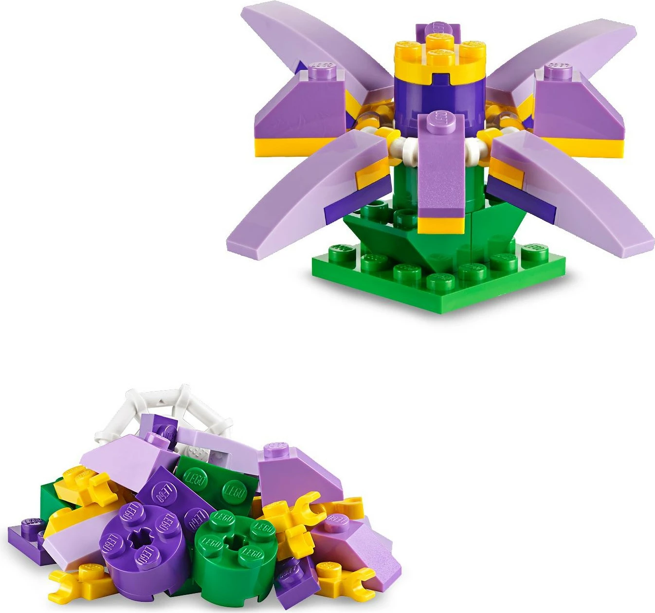 Sestavljivi set LEGO Classic Medium Creative Brick Box 10696, 484 kosi, večbarven
