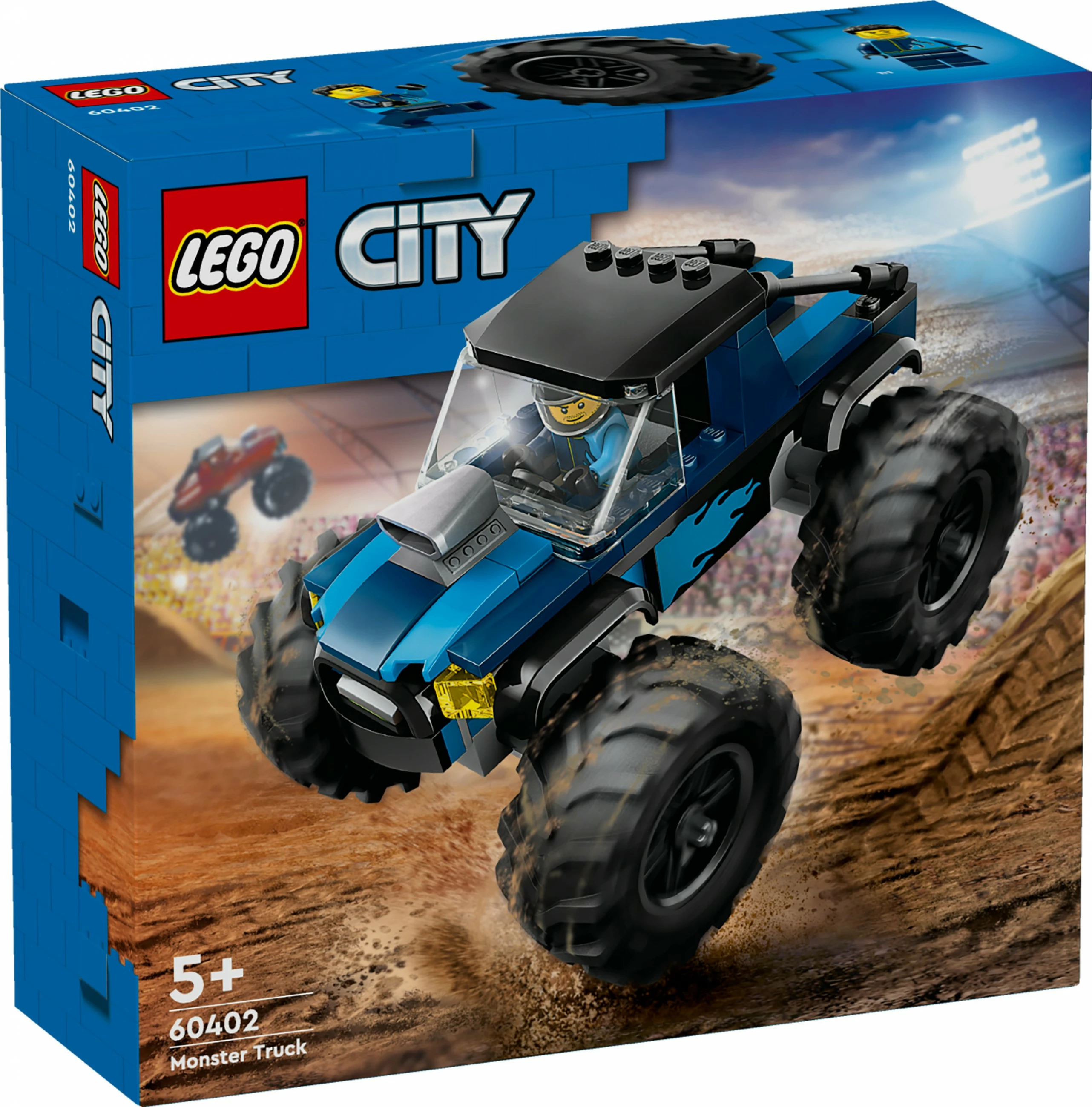 Set za sestavljanje Monster Truck, LEGO City 60402, večbarven