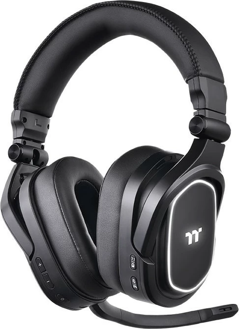 Gaming slušalke Argent H5 Wireless RGB, Thermaltake, brezžične, mikrofon, črne
