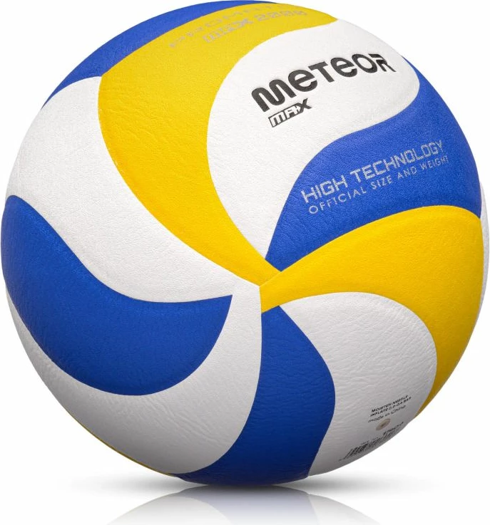 Volleyball žoga Meteor Max 2000, za moške in ženske, večbarvna