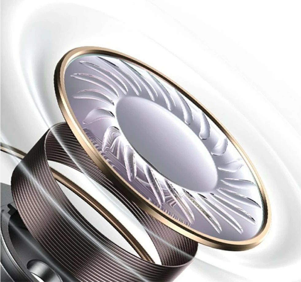 Slušalke TWS Bluetooth, USAMS Echo E03 USA001676, 13 mm gonilnik, Bluetooth 5.3, do 16 h s polnilno škatlico, USB-C, siv