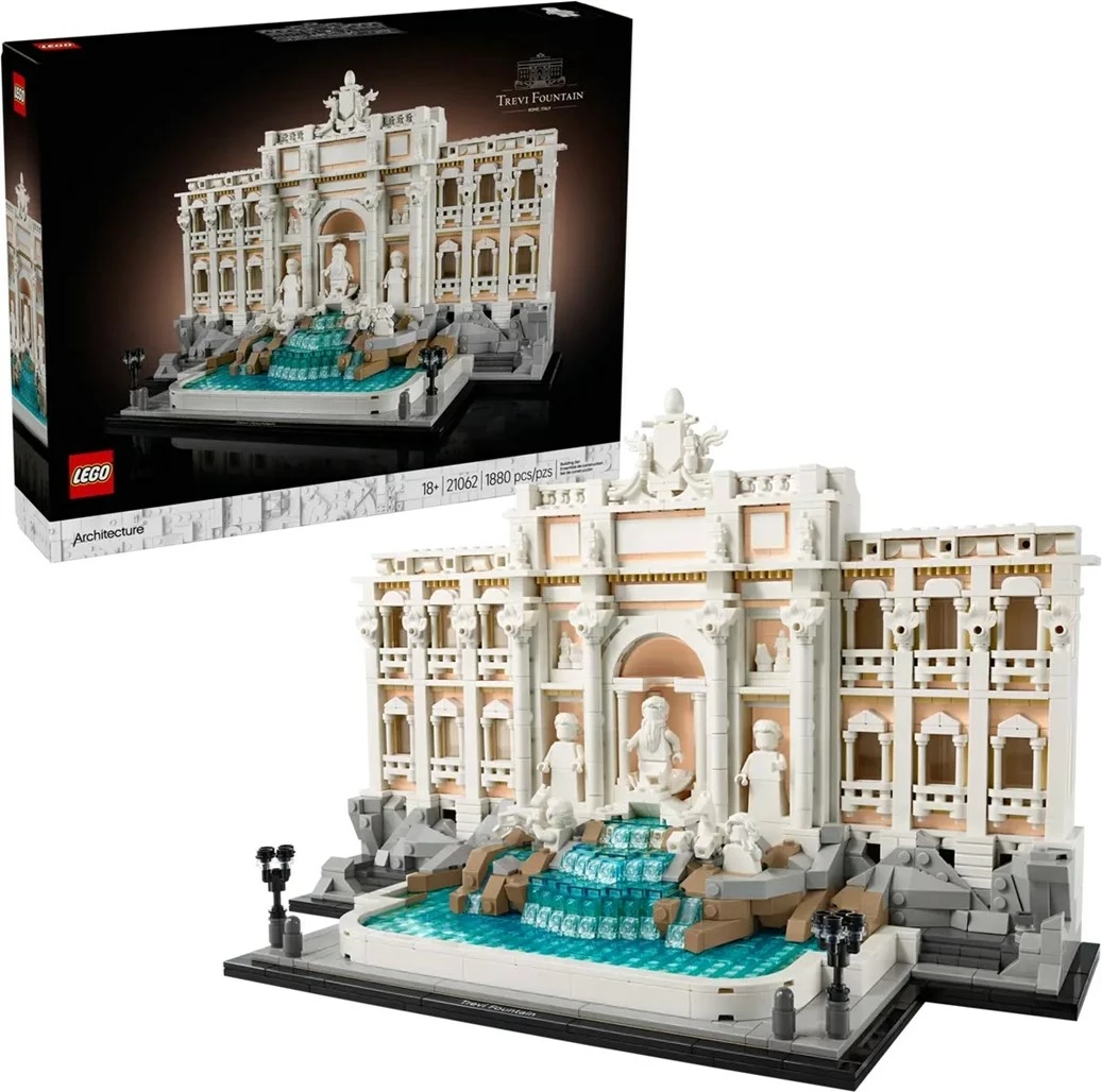 Model Fontane di Trevi Lego Architecture 21062