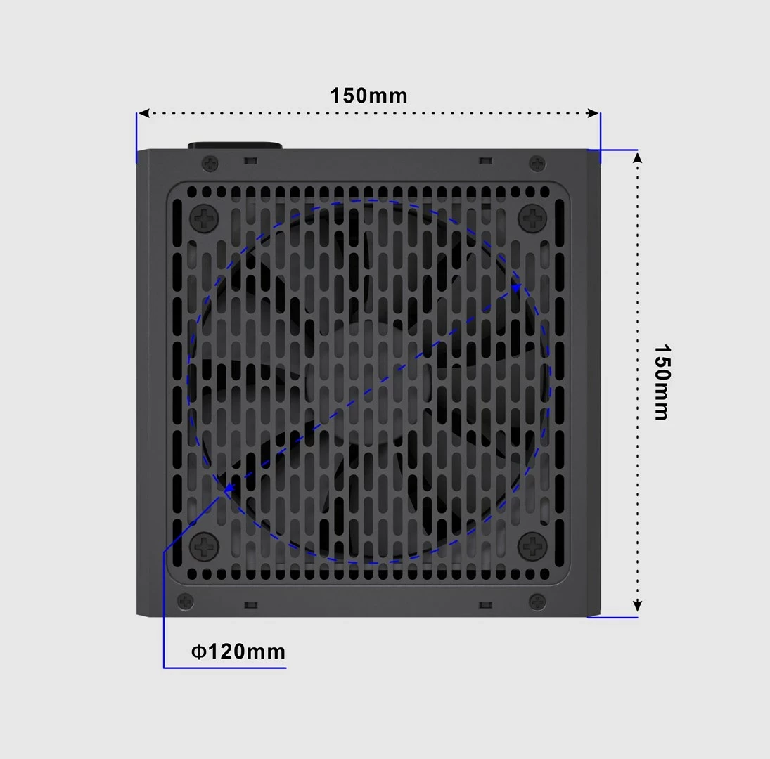 Napajalnik Fornax Power Gembird CCC-PSUBRONZE-750W, 750W, 80 PLUS Bronze, črn