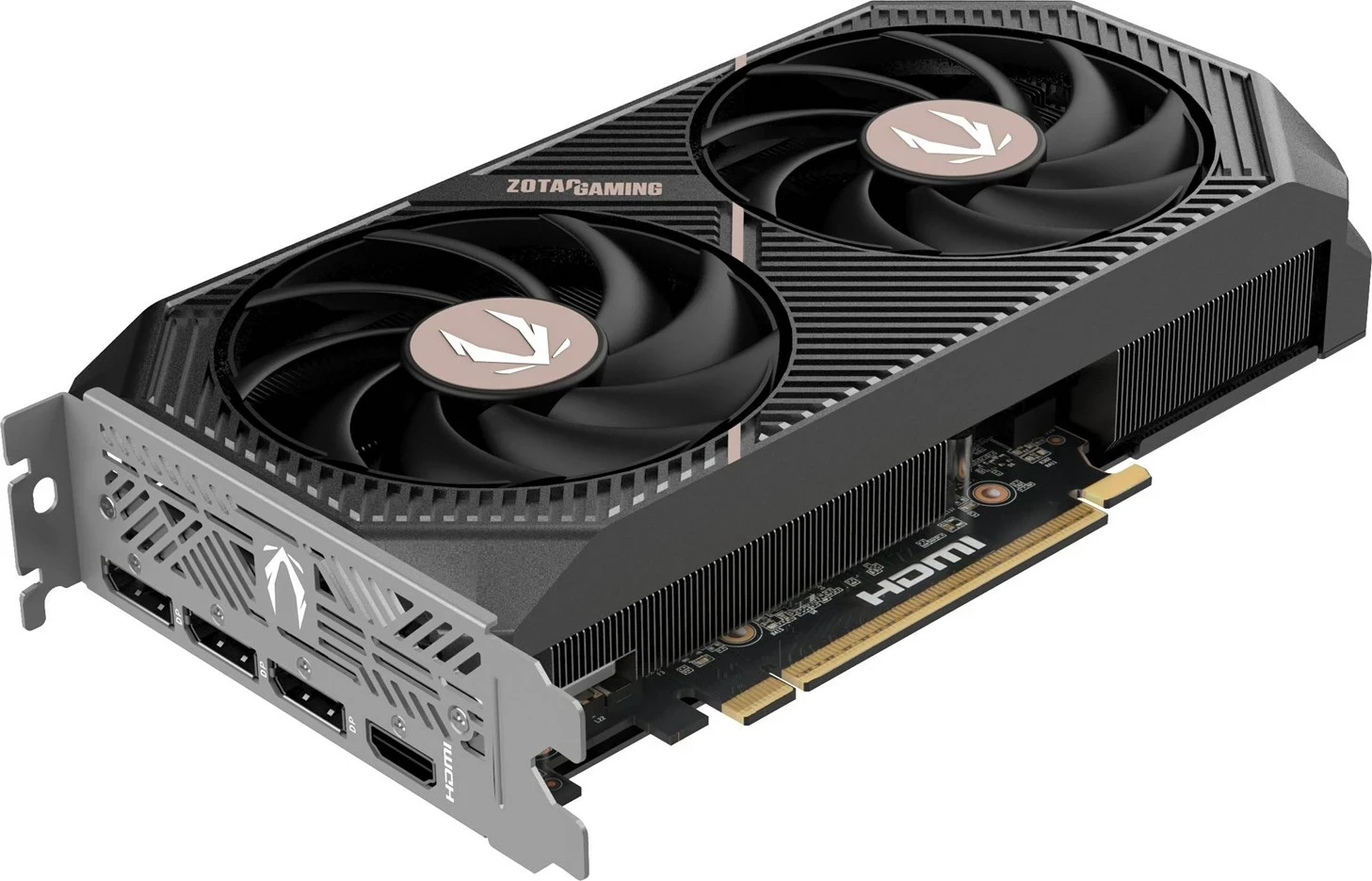 Grafična kartica ZOTAC GAMING GeForce RTX 5060 Ti AMP, 8 GB GDDR7, bela
