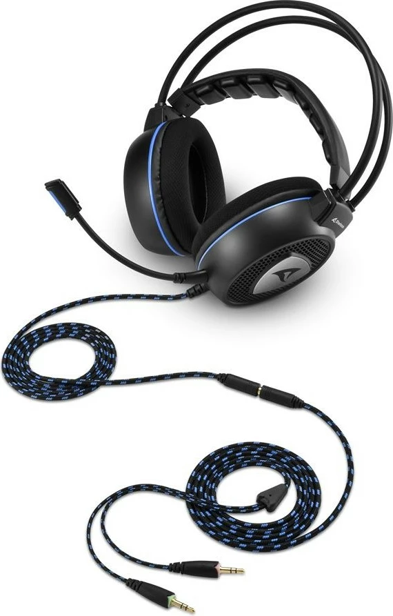 Gaming slušalke Sharkoon SKILLER SGH10, 20 - 20000 Hz, 253 g, črne