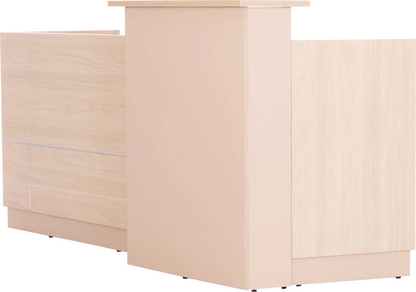 Recepcijska miza DALTON FH2068.02 melamin v sonama-beli 240x80x106H cm