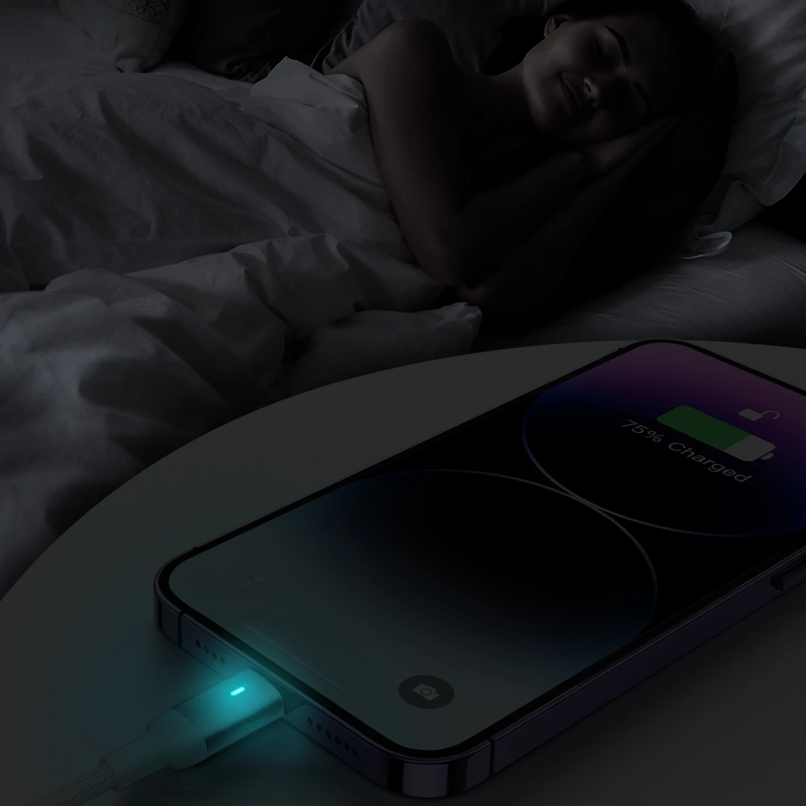 Kabel USB-C na Lightning, Joyroom Extraordinary Series A10 S-CL020A10W, PD 20W, 1,2 m, USB 2.0 480 Mbps, LED, bel