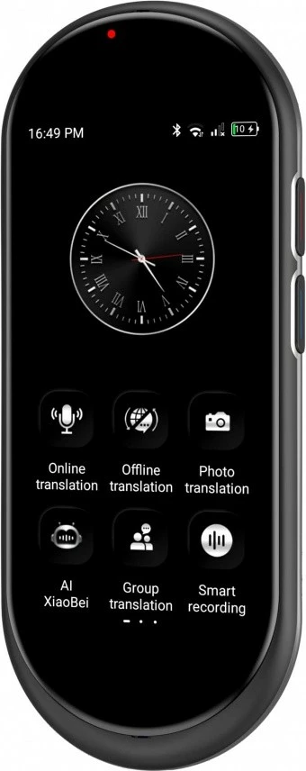 Elektronski prevajalnik Maxcom mTalk MT100 4G, 1500 mAh, črn