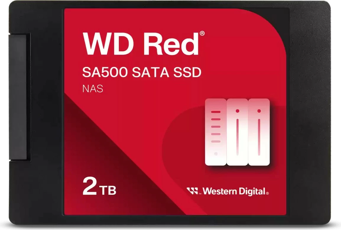 SSD 2 TB, 2,5", 560 MB/s Western Digital WD Red SA500