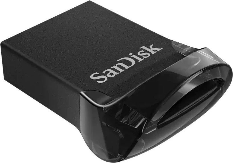 USB-pomnilnik 32 GB, SanDisk Ultra Fit, USB 3.2, 130 MB/s, črn, 3 kosi