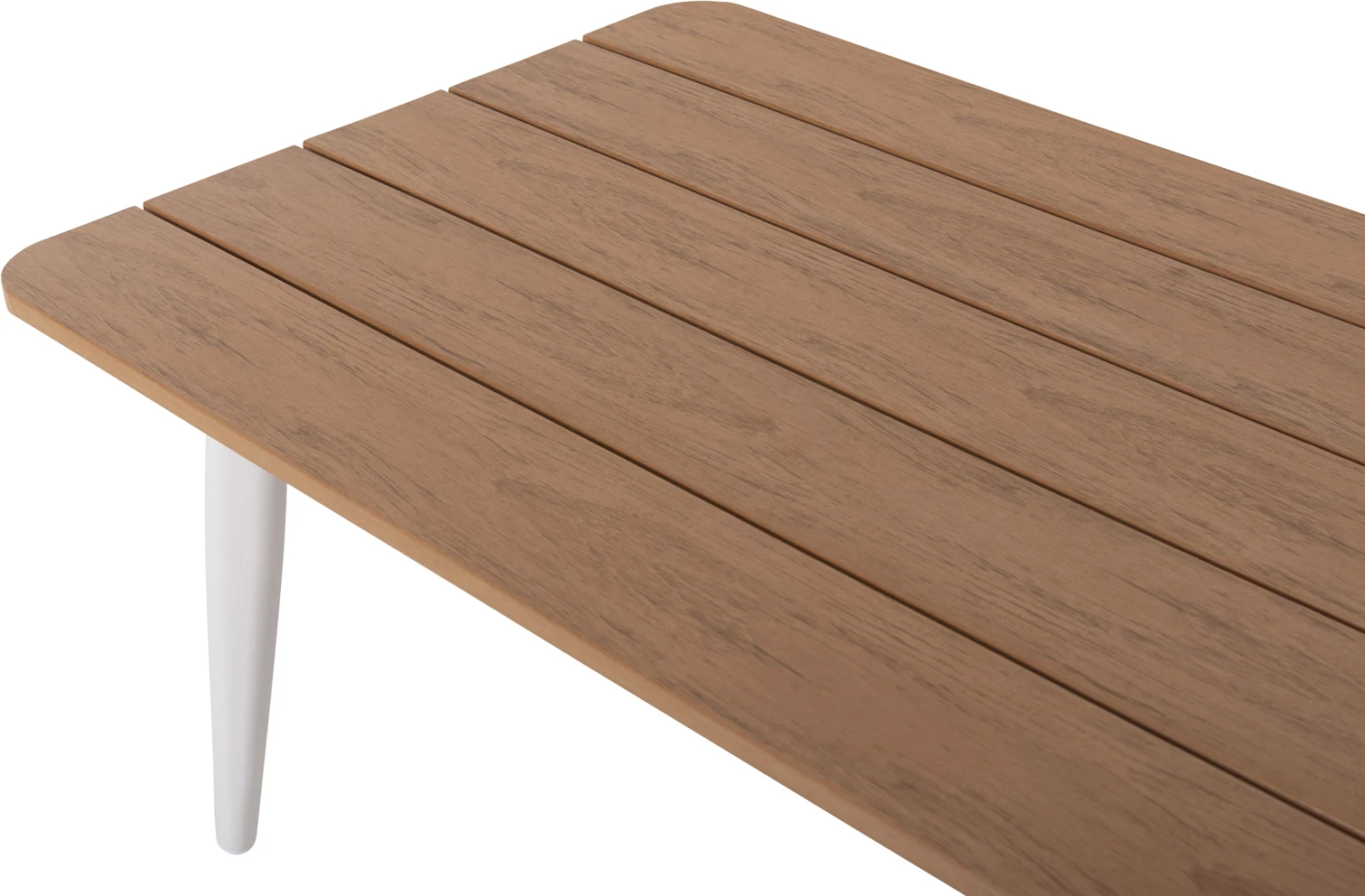 Zunanja garnitura za sedenje 4 kosi MAERLY FH6056.01 bela aluminij-PE pletena vrv-antracit blazine