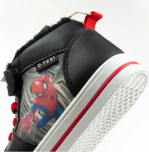 Zimski škornji za otroke Inny, črni in rdeči