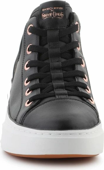 Čevlji Skechers za ženske, črni