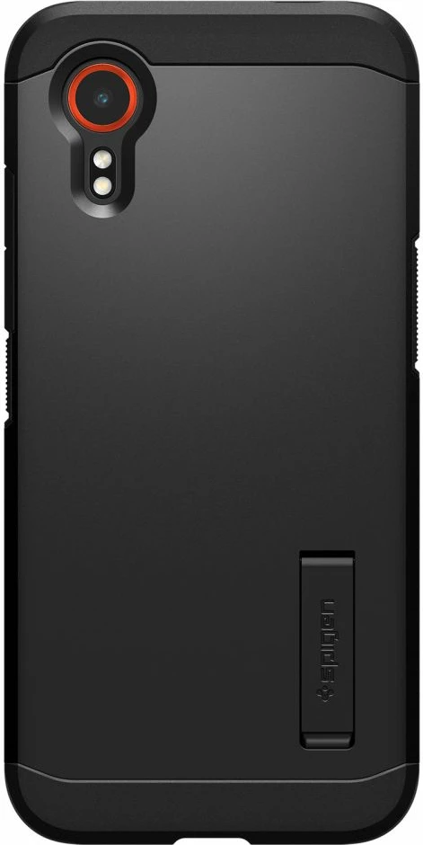 Ovitek za telefon Tough Armor Spigen za Samsung Galaxy XCover 7, črn