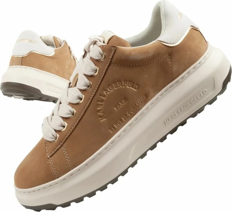 Moške čevlje Karl Lagerfeld, rjavi