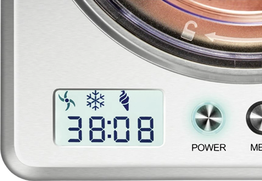 Aparat za sladoled UNOLD 48872, kompresor, 2 L, LCD, inox