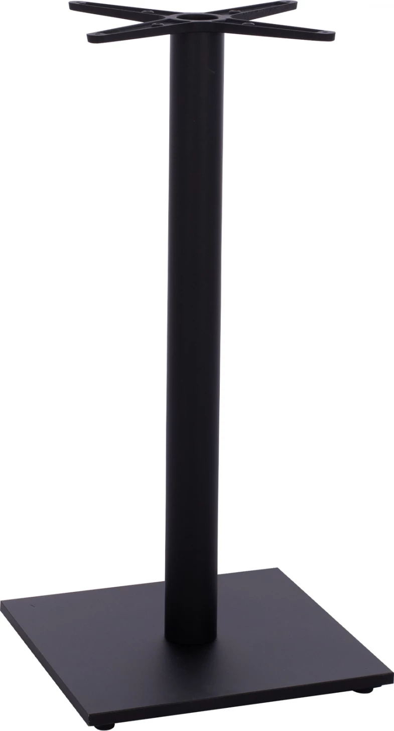 Kovinsko stojalo za bar srednje višine črno mat FH474 križ 46x46 cm 45x45x94 cm