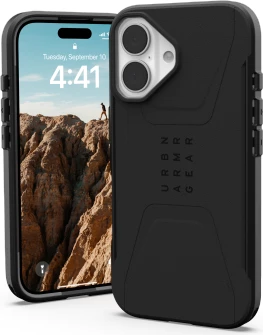 Ovitek s MagSafe za iPhone 16 UAG Civilian, črn